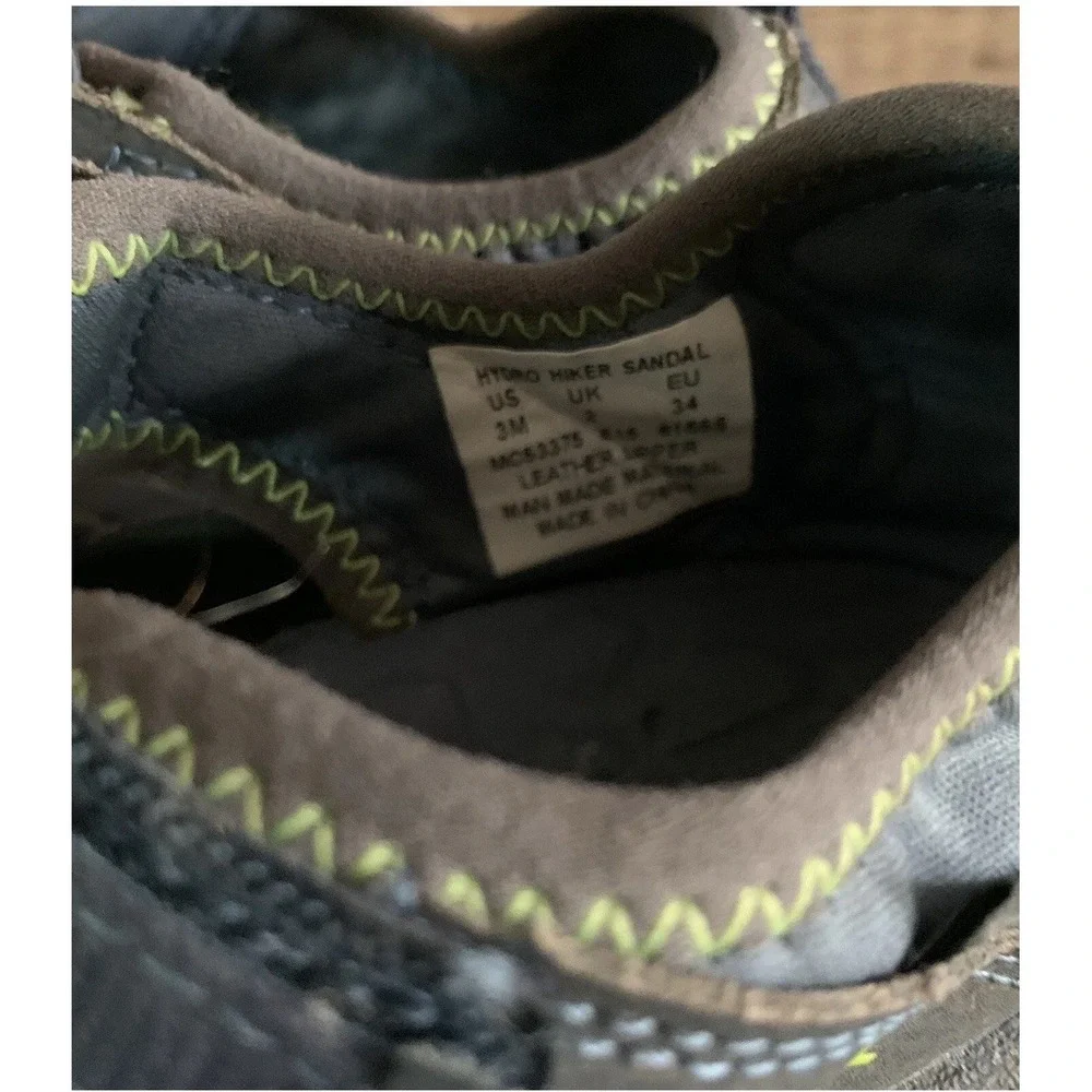 Merrell Hydro Hiker Sport Water Sandals Youth Boys Size 3 Navy‎ Green MC53375